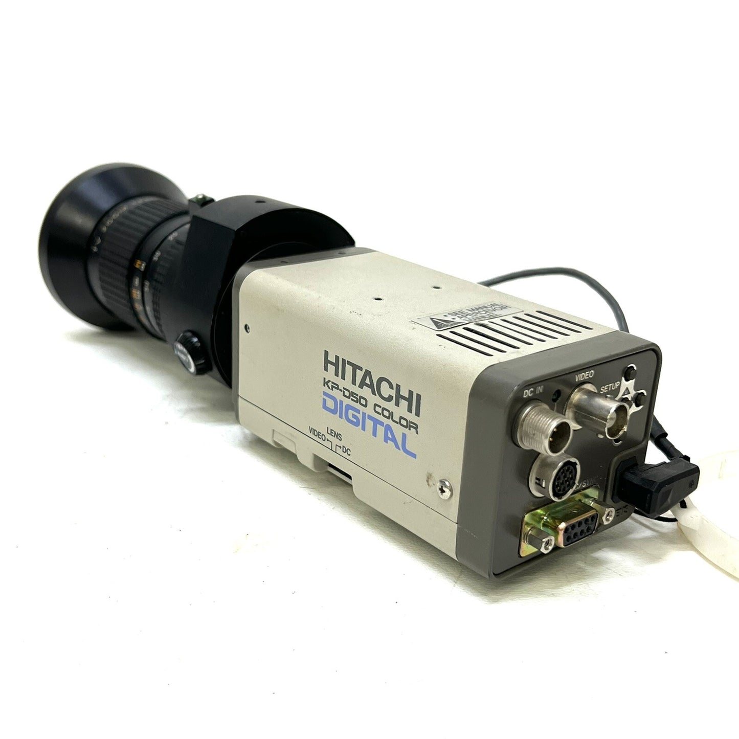 Hitachi Denshi KP-D50U Color Camera And Lens Digital