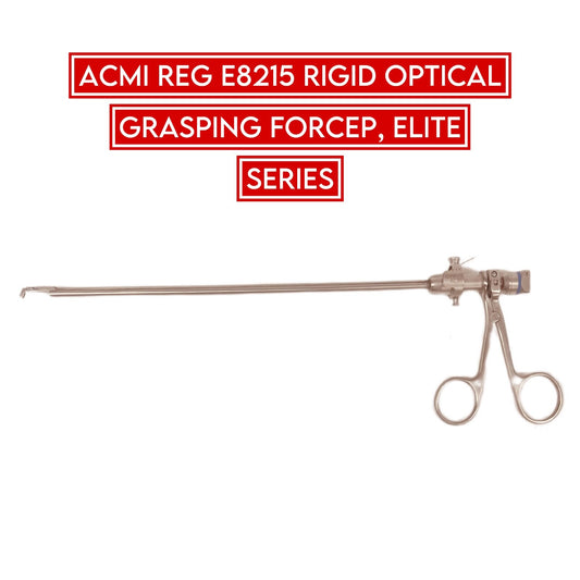 ACMI REF E8215 RIGID OPTICAL GRASPING FORCEP, ELITE SERIES