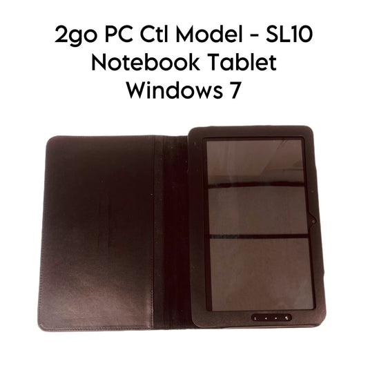 2go PC Ctl Model - SL10 Notebook Tablet Windows 7