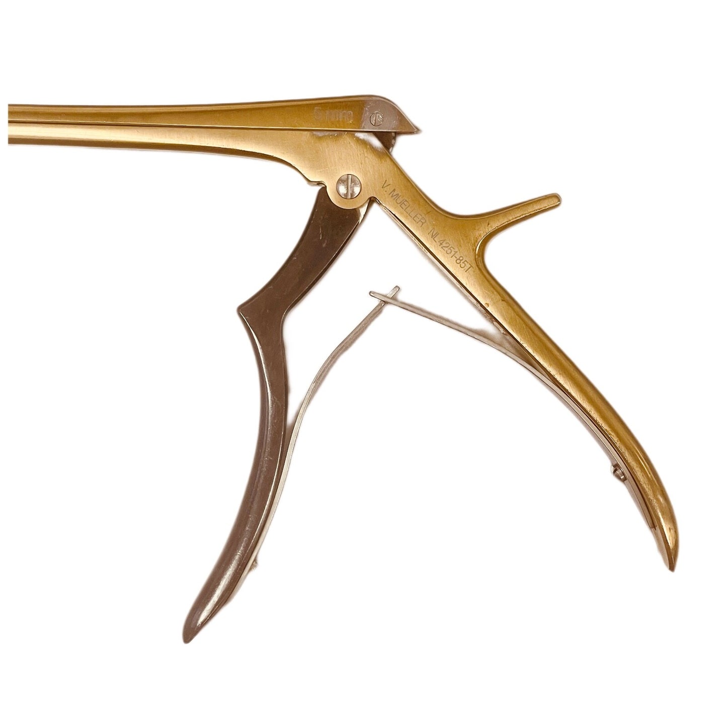 V. Mueller REF NL4251-85T Rongeur Kerrison 40° Angle Up-Cutting Tip Micro-Handle