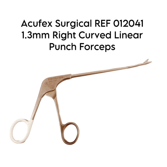 Acufex Surgical REF 012041 1.3mm Right Curved Linear Punch Forceps