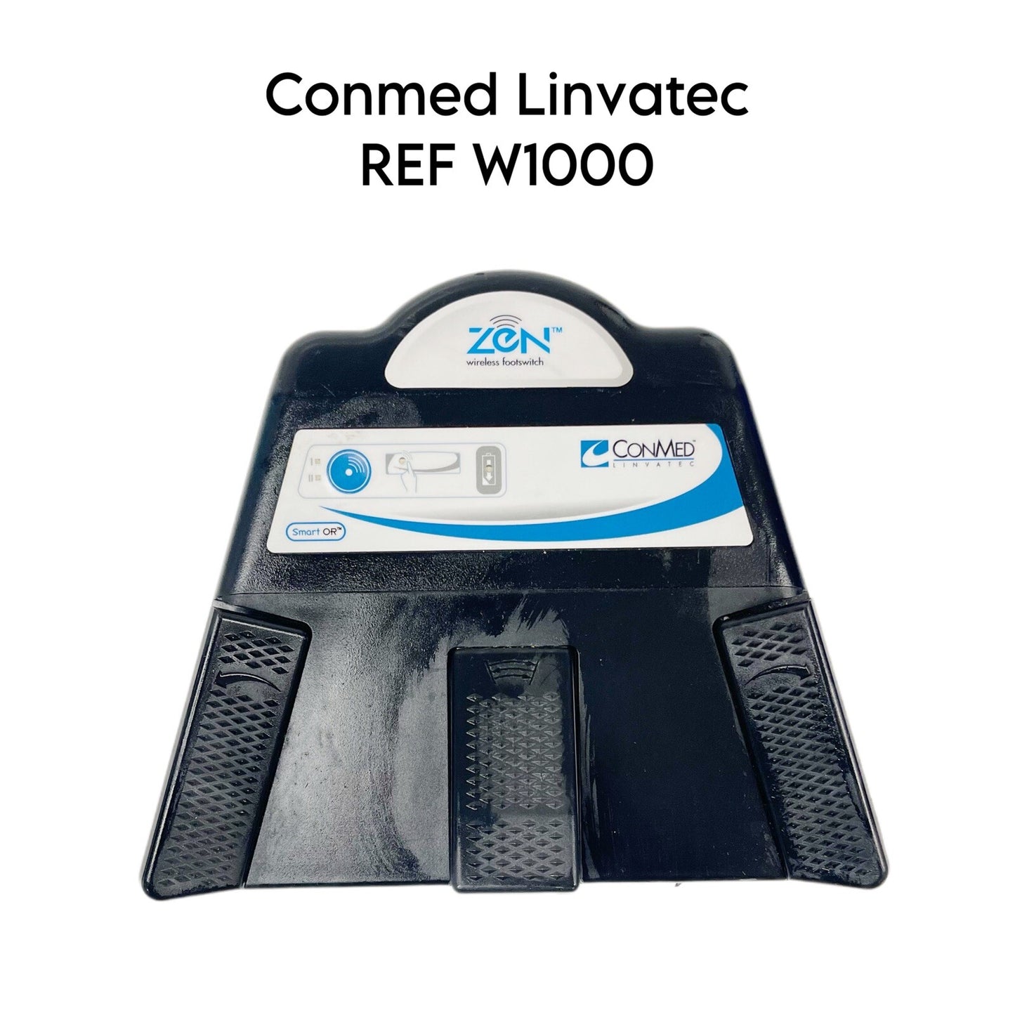 Conmed Linvatec REF W1000 3-Pedal Zen Wireless Footswitch