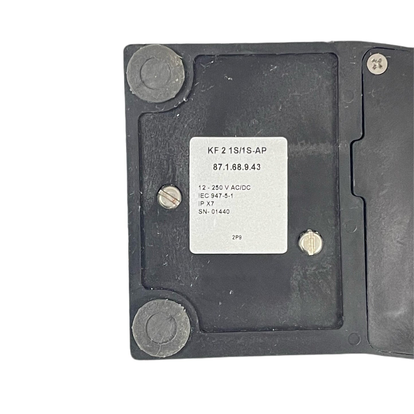 Steute REF 87.1.68.9.43 / KF 2 1S/1S-AP. Bipolar Double Footswitch 10 foot Cable