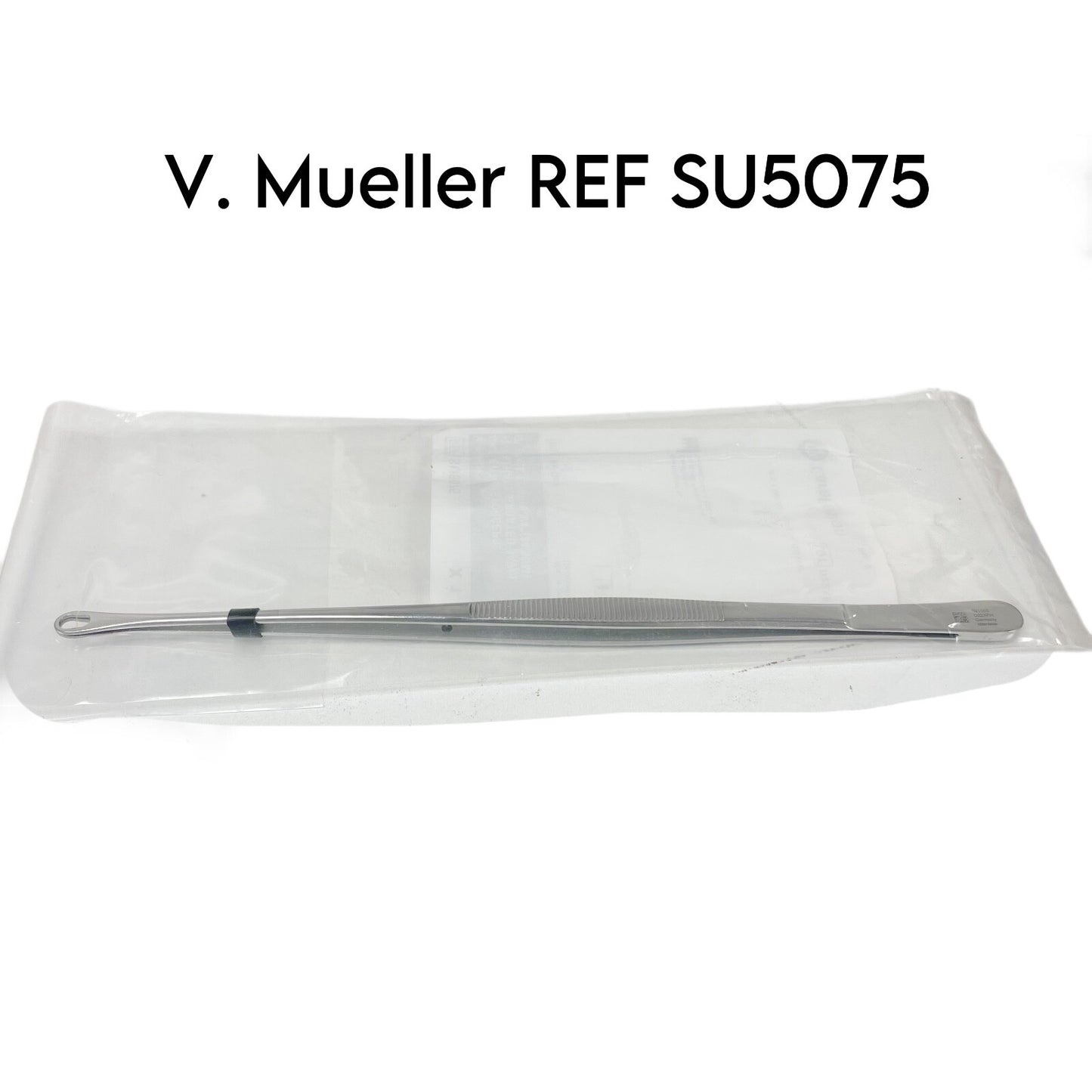 V. Mueller REF SU5075 Tissue Forceps Snowden-Pencer Singley 9-3/4 Inch Straight
