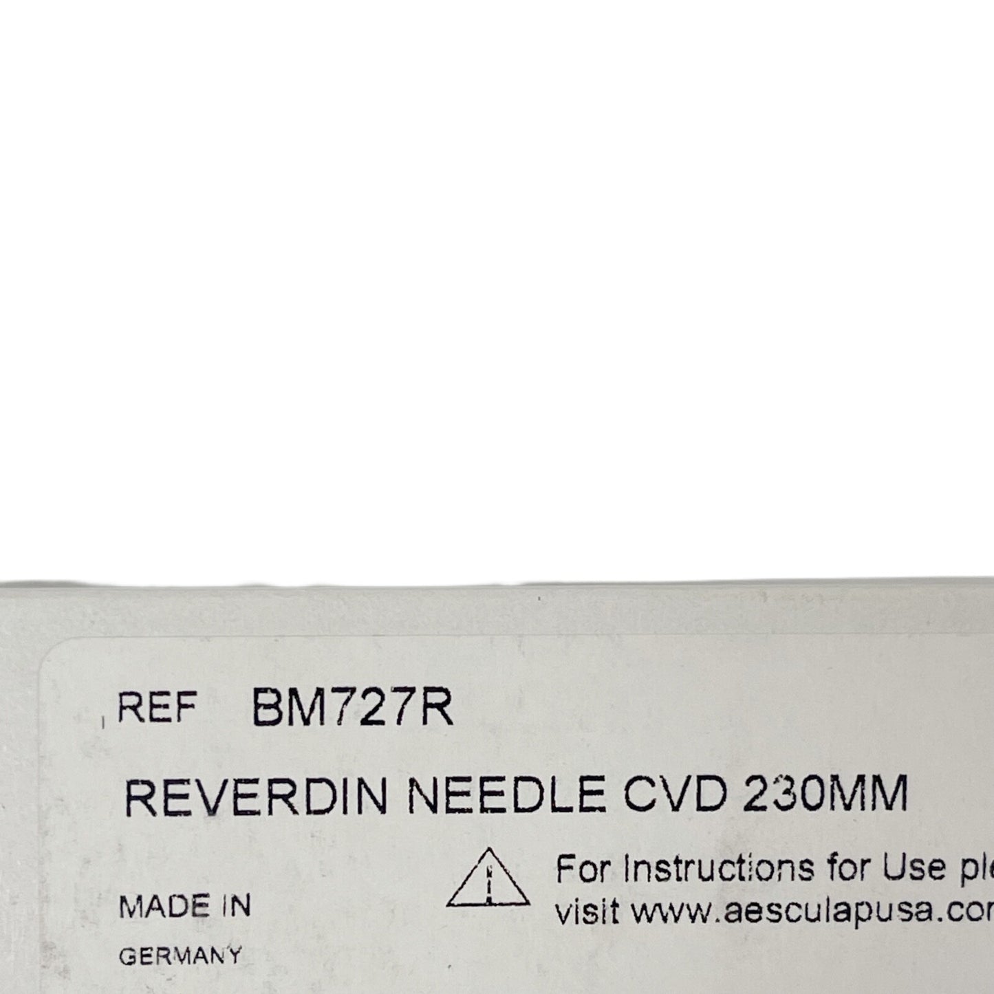 AESCULAP REF BM727R REVERDIN NEEDLE CVD 230MM