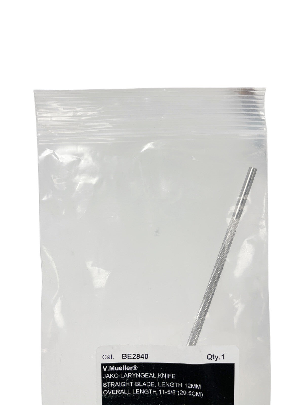 V. Mueller REF BE2840 JAKO LARYNGEAL KNIFE STRAIGHT BLADE