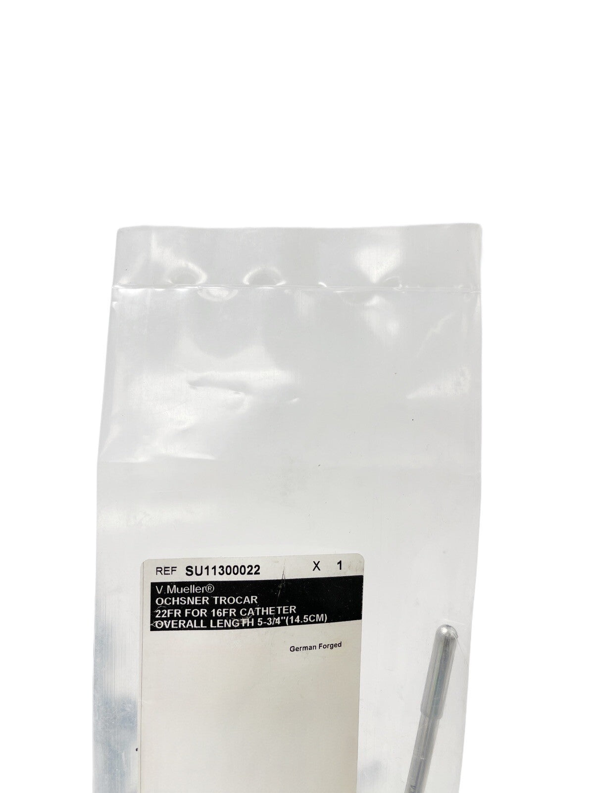 V. Mueller REF SU11300022 OCHSNER TROCAR 22FR FOR 16FR CATHETER