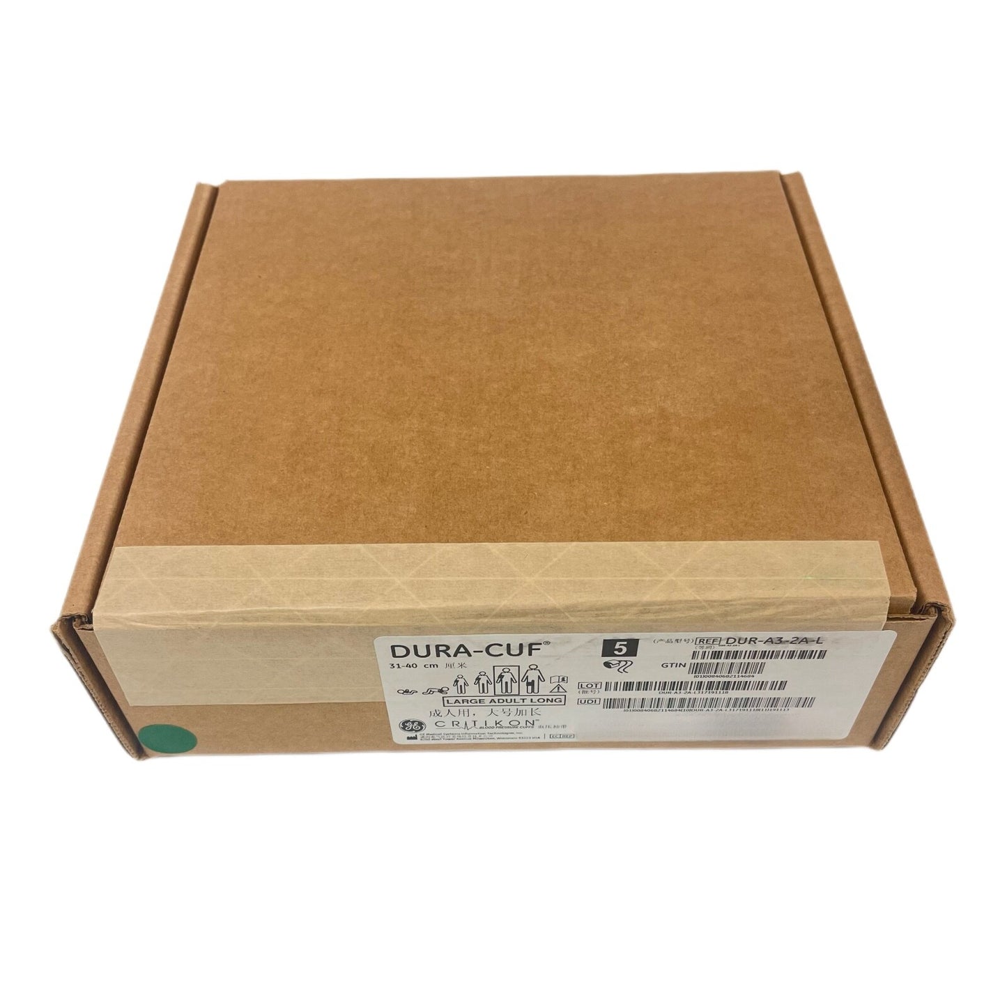 GE MEDICAL REF DUR-A3-2A-L Critikon DURA CUF 31-40cm, Large Adult Long (5/box)