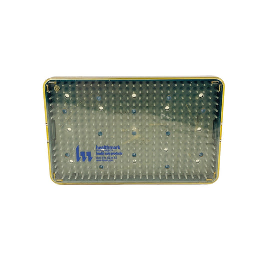 Healthmark Getinge Clear Top Micro Tray For Instruments Tray 6.5" x 4.0" x 0.8"h