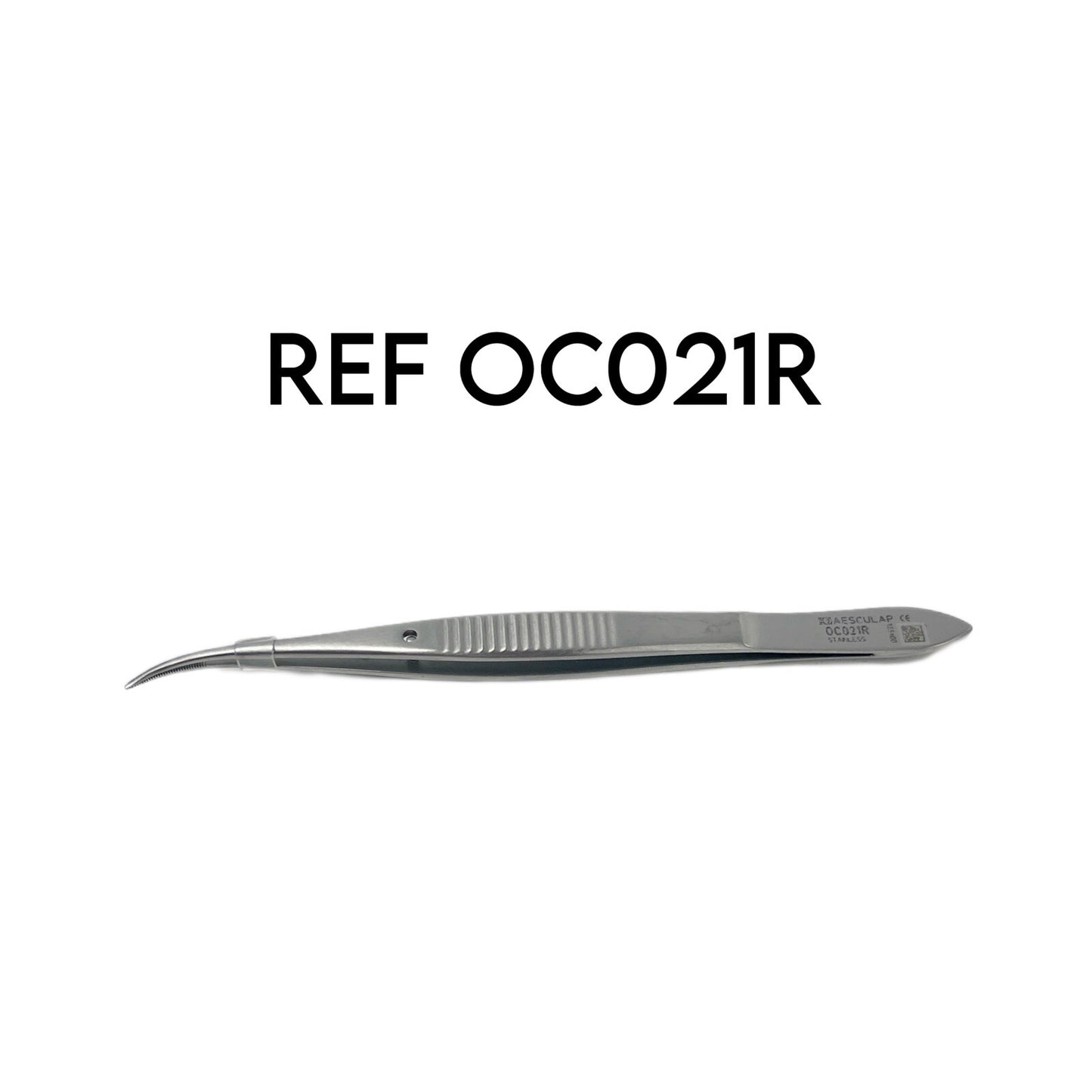 Aesculap REF OC021R IRIS FORCEPS Slightly Curved 100MM