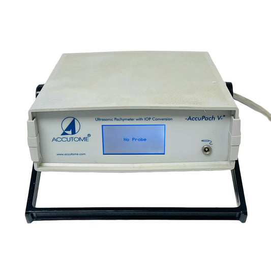 Accutome REF 24-5000 AccuPach V Ultrasonic Pachymeter with IOP Conversion