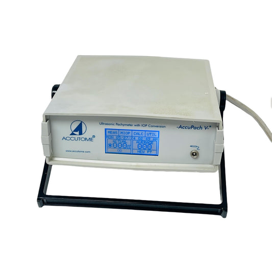 Accutome REF 24-5000 AccuPach V Ultrasonic Pachymeter with IOP Conversion