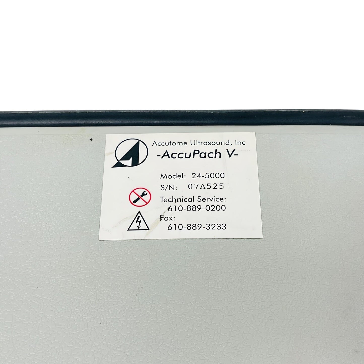 Accutome REF 24-5000 AccuPach V Ultrasonic Pachymeter with IOP Conversion