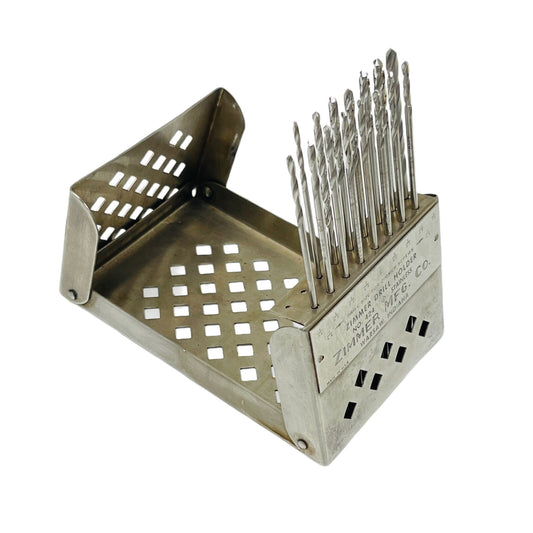 Zimmer REF 424 Folding Drill Case ( Holder )  With Drill Bit