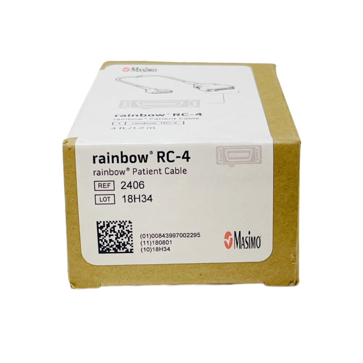 MASIMO REF 2406 rainbow RC-4 Patient Cable
