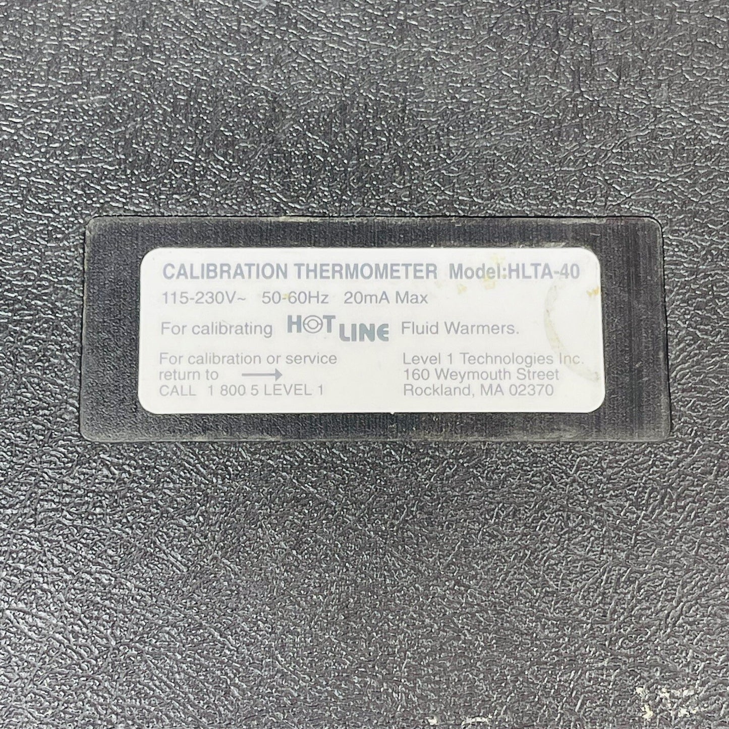 Smiths Medical REF HLTA-40 Level 1 Temp Check Thermometer