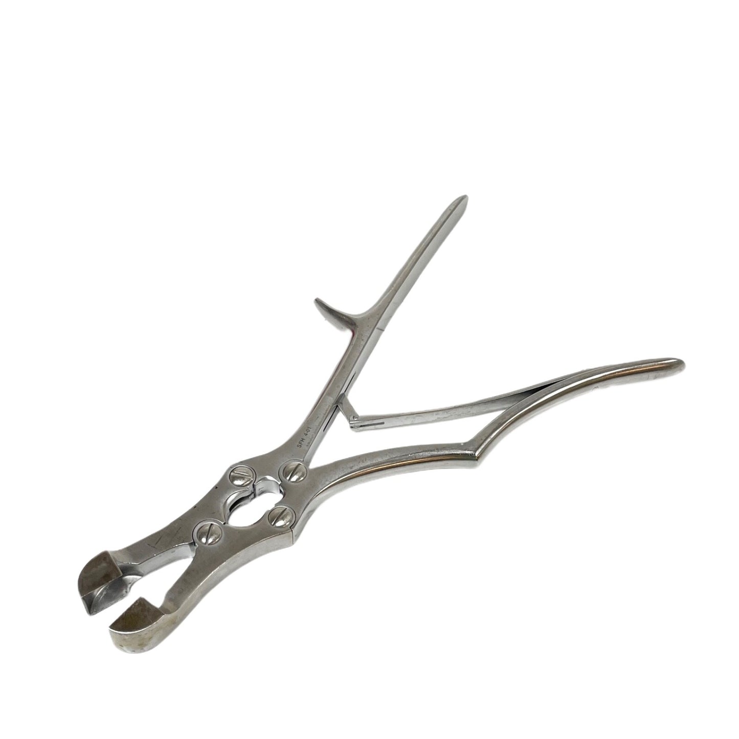 V. MUELLER CH-584 Sauerbruch rib rongeur forceps Double-action. Square jaws 12in