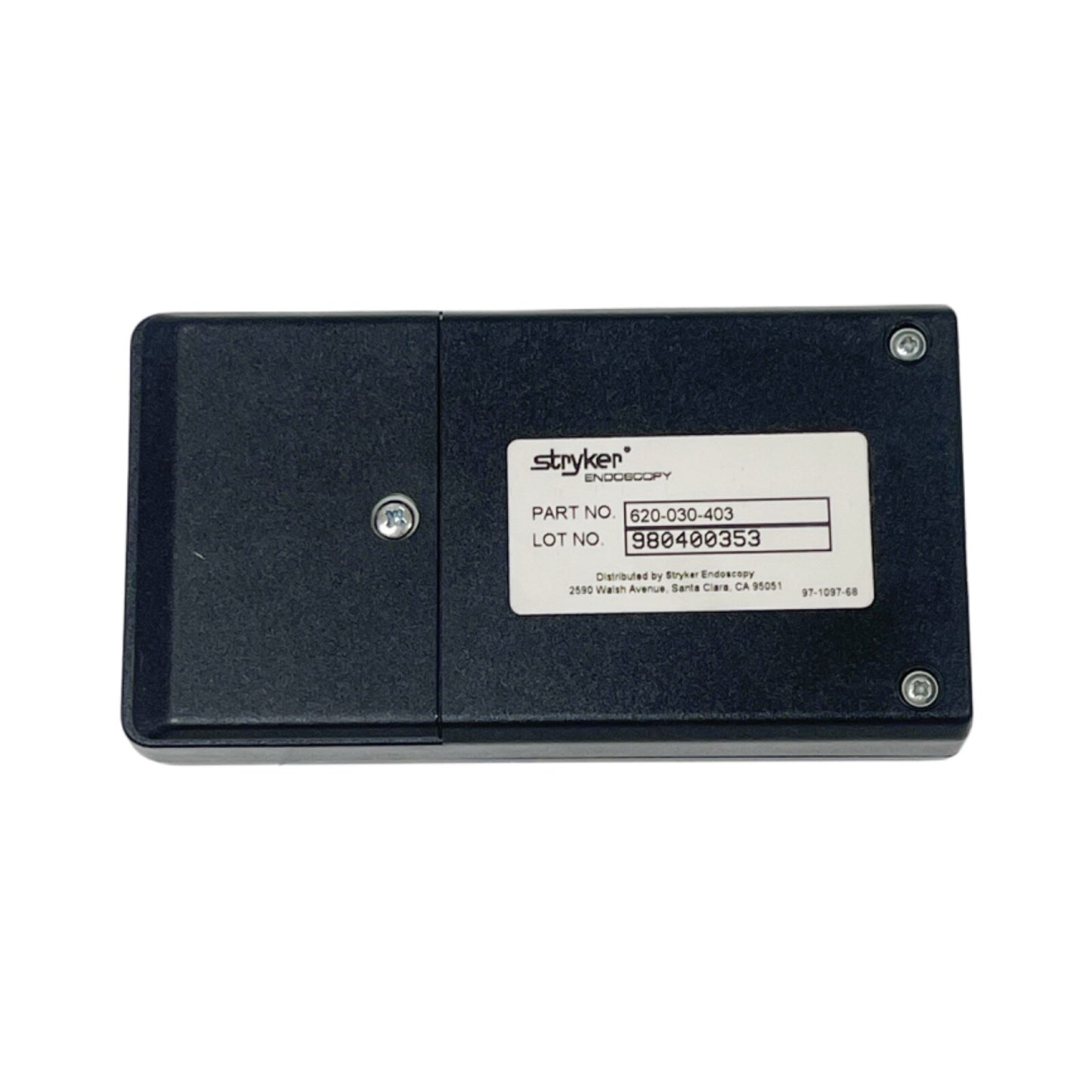 Stryker Endoscopy Part No.  620-030-403 Remote Control