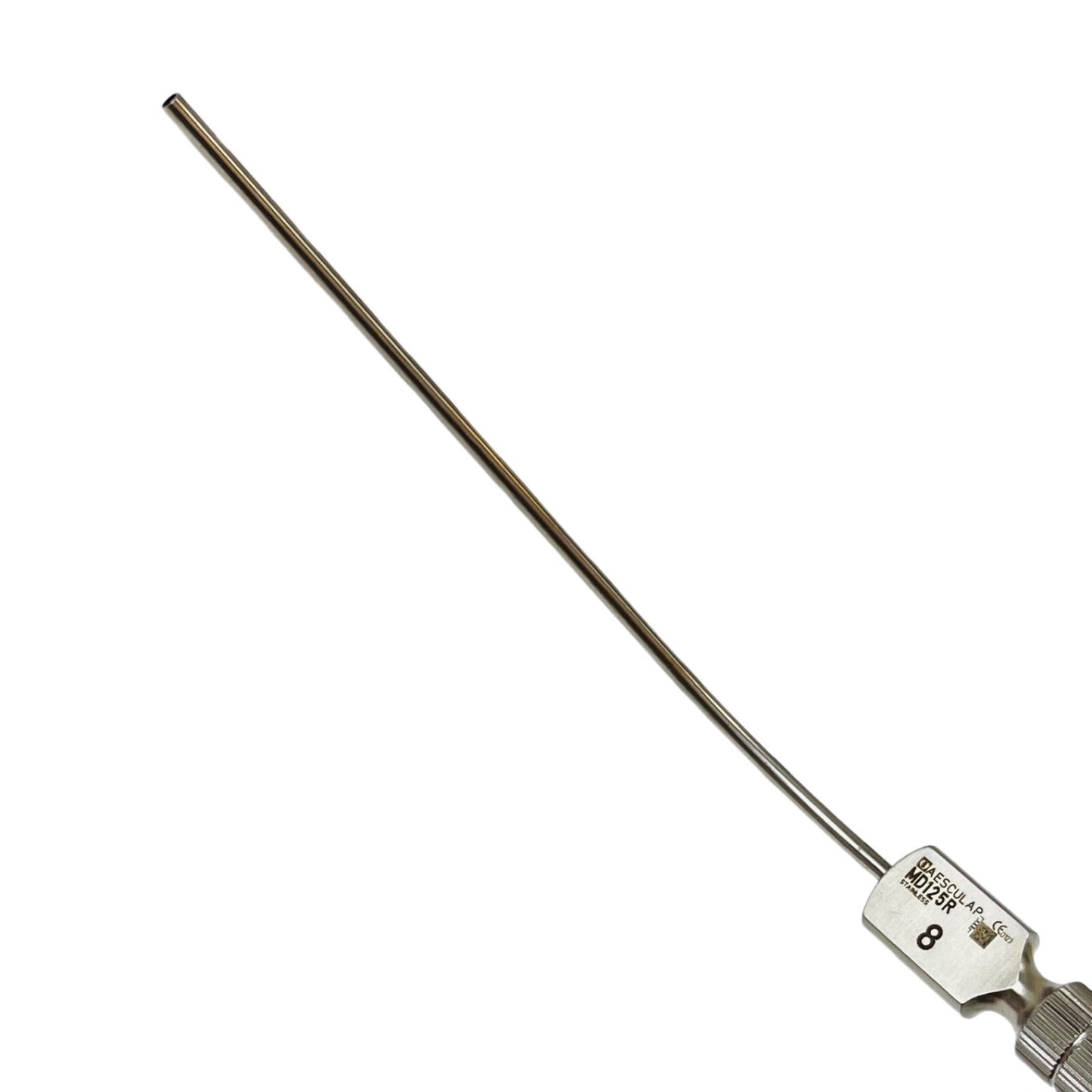 Aesculap MD125R Frazier Suction Cannula, 195.00 Mm (7 3/4"), Curved, Ø 2.70 Mm,