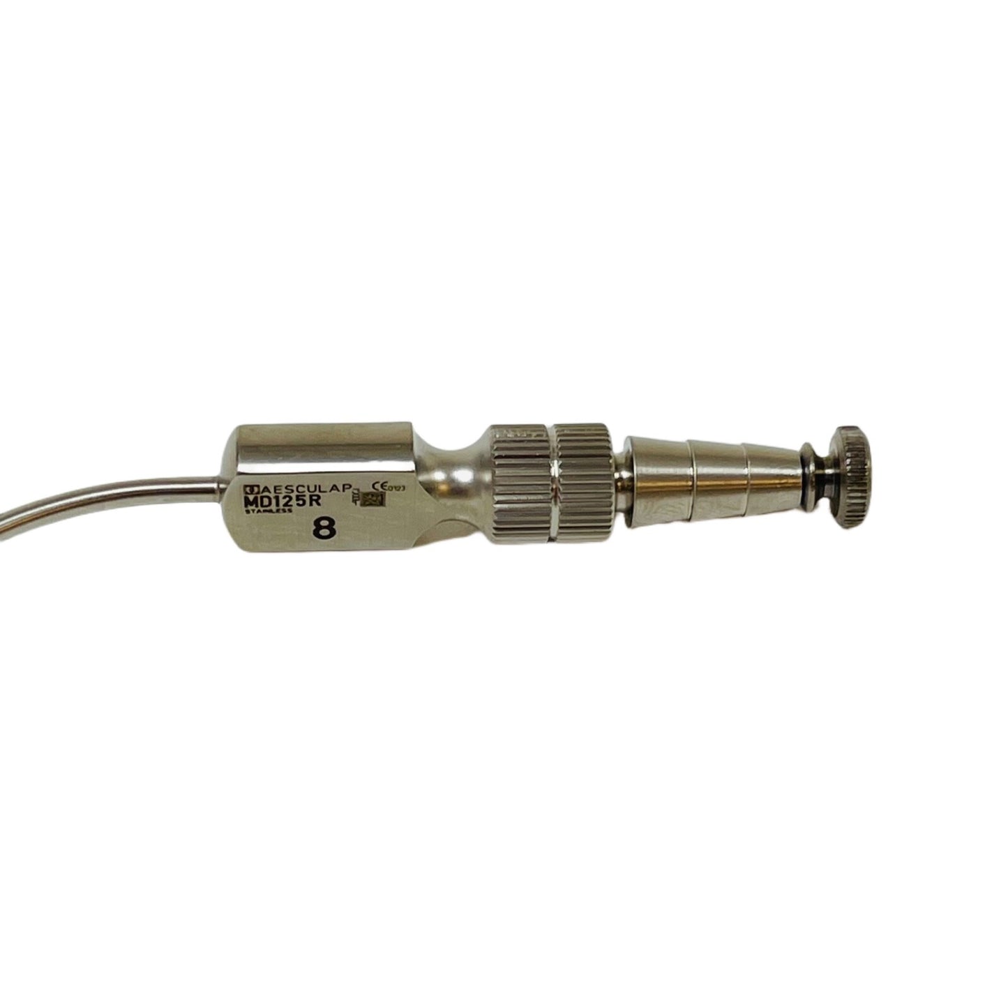 Aesculap MD125R Frazier Suction Cannula, 195.00 Mm (7 3/4"), Curved, Ø 2.70 Mm,