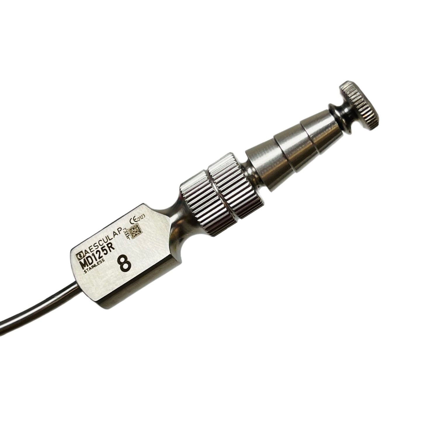 Aesculap MD125R Frazier Suction Cannula, 195.00 Mm (7 3/4"), Curved, Ø 2.70 Mm,