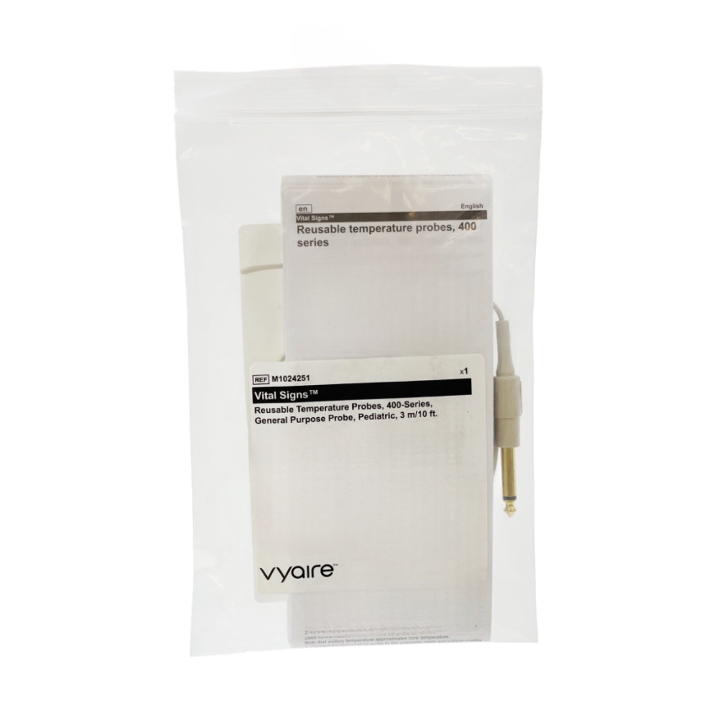 VYAIRE M1024251 Reusable Temperature Probes 400-Series Probe 3 m/10 ft