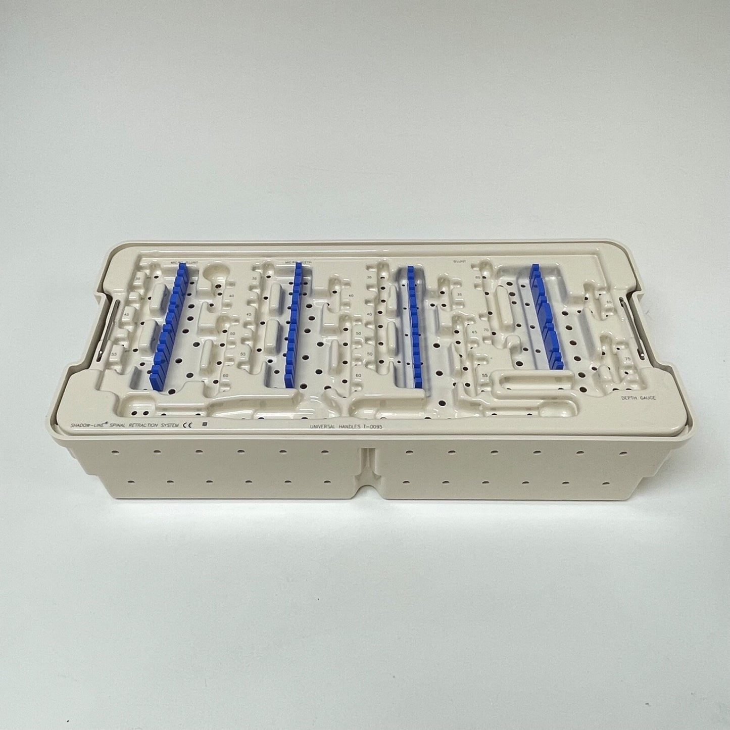 V. Mueller Shadow-Line Spinal Retraction System's Case W/ Insert (TWO)