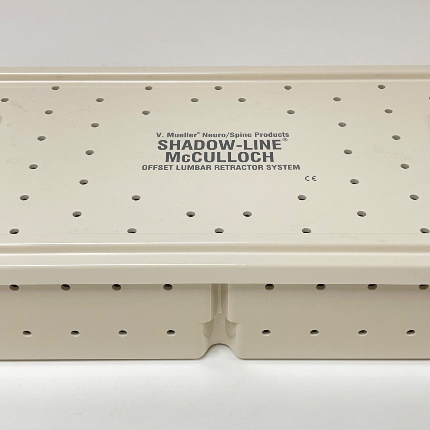 V. Mueller SHADOW-LINE McCULLOCH OFFSET LUMBAR RETRACTOR SYS INSTRUMENT'S CASE