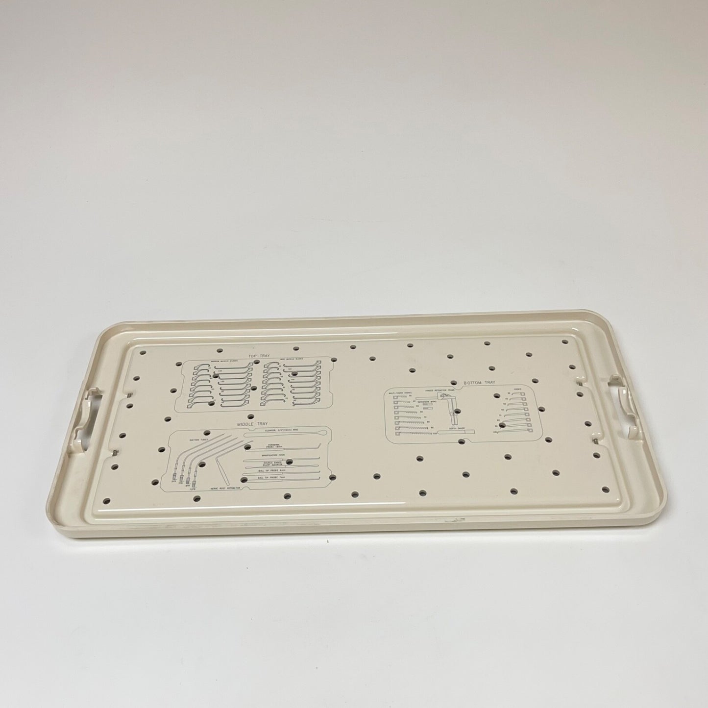 V. Mueller SHADOW-LINE McCULLOCH OFFSET LUMBAR RETRACTOR SYS INSTRUMENT'S CASE