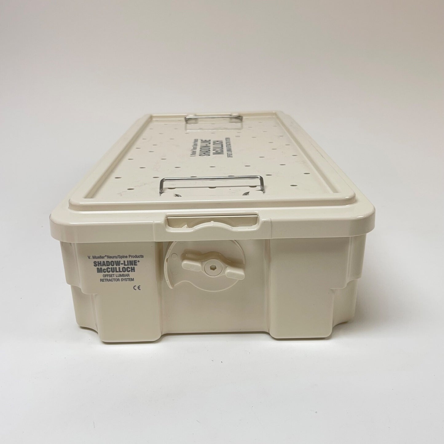 V. Mueller SHADOW-LINE McCULLOCH OFFSET LUMBAR RETRACTOR SYS INSTRUMENT'S CASE