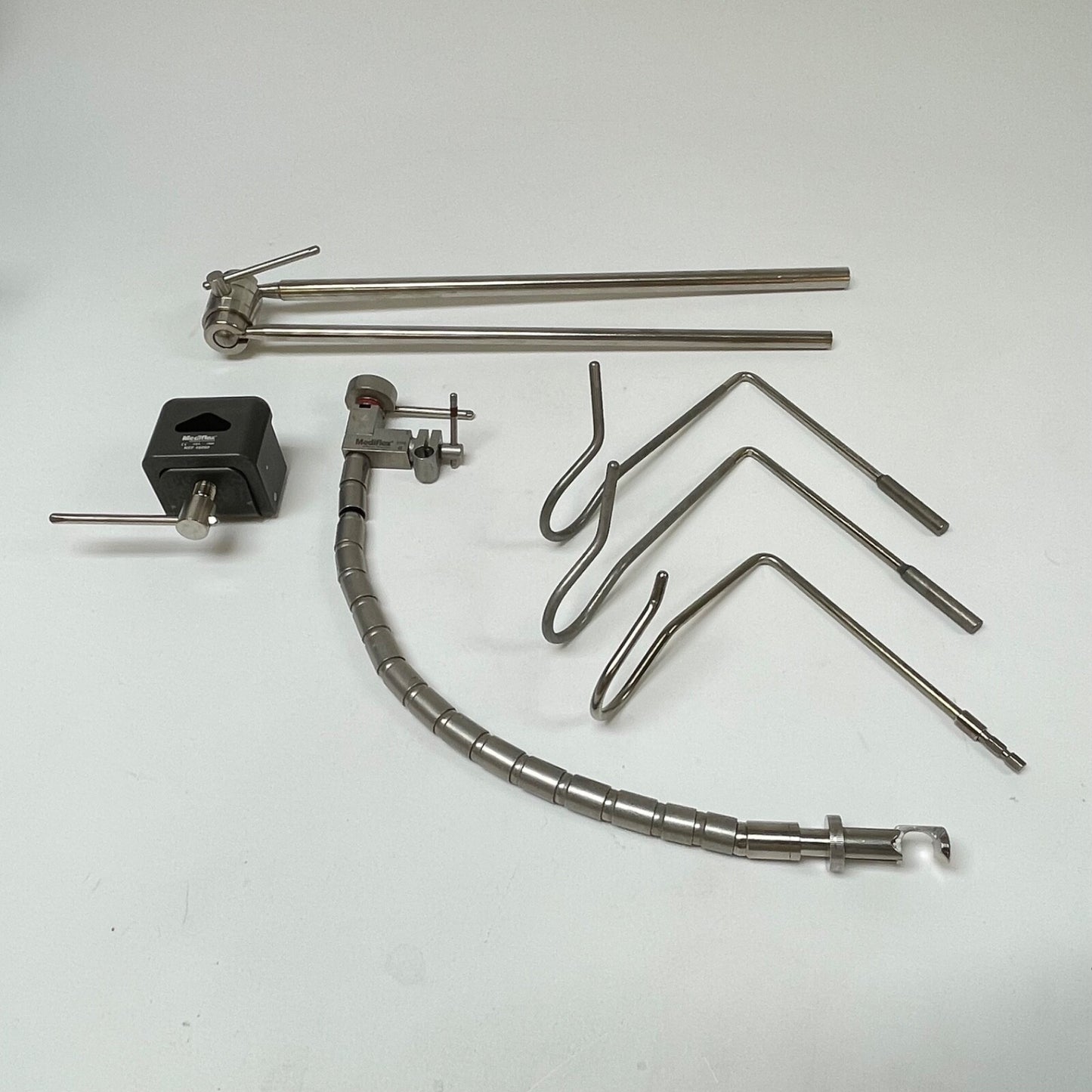 MEDIFLEX 0508R FLEXARM PLUS SYSTEM ( RAIL CLAMP, FLEXARM, LONG REACH ARM ,HOOKS)