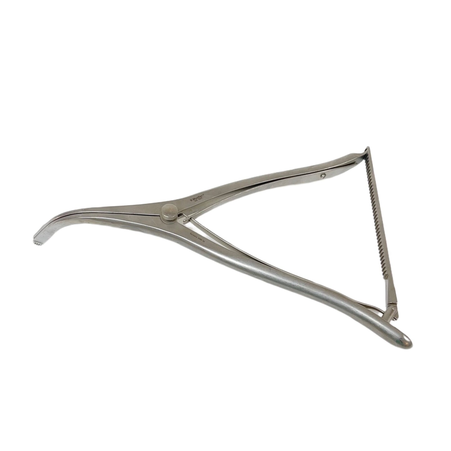 V. Mueller OS1317 Lamina Spreader with Bar Ratchet Inge 10 Inch OR Grade
