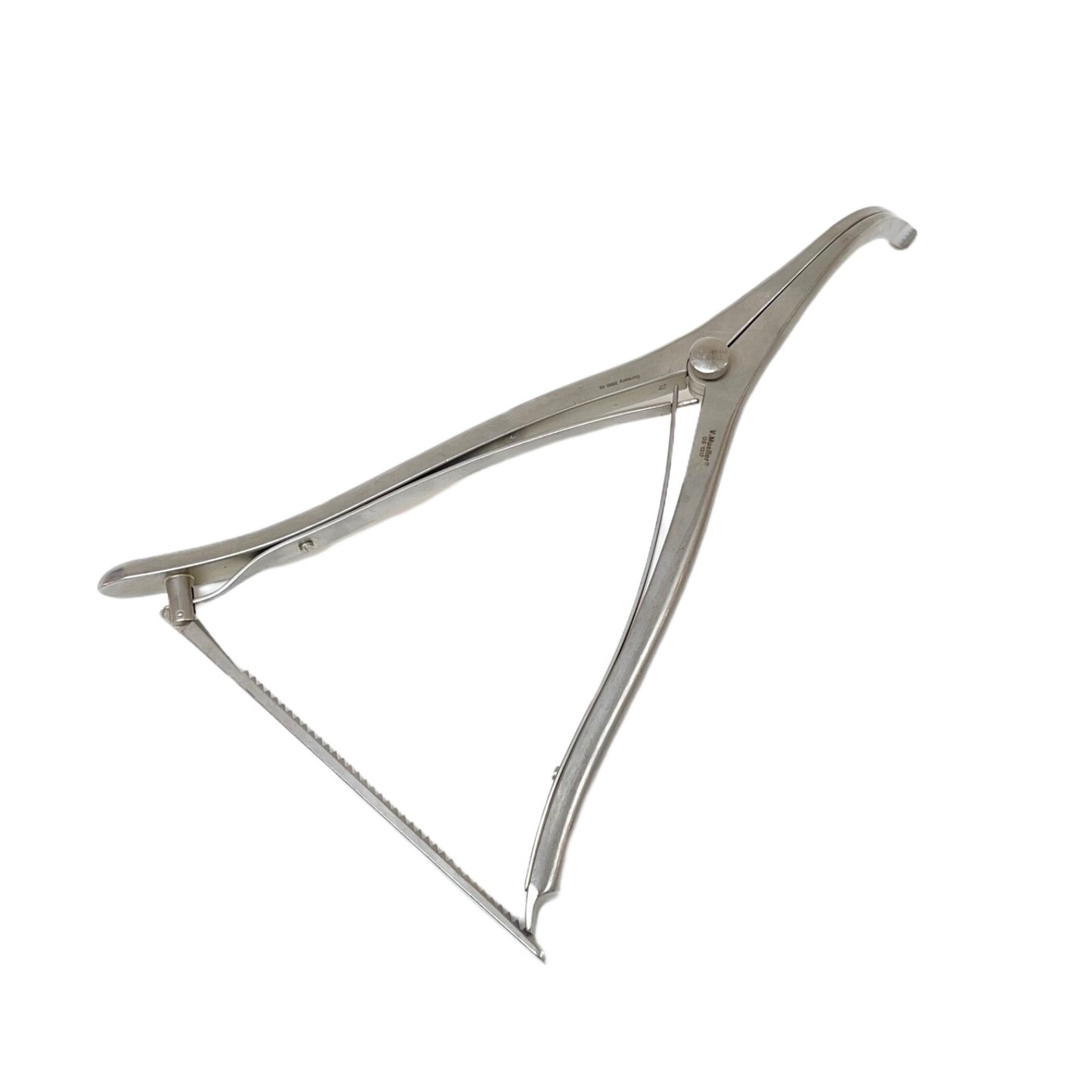 V. Mueller OS1317 Lamina Spreader with Bar Ratchet Inge 10 Inch OR Grade