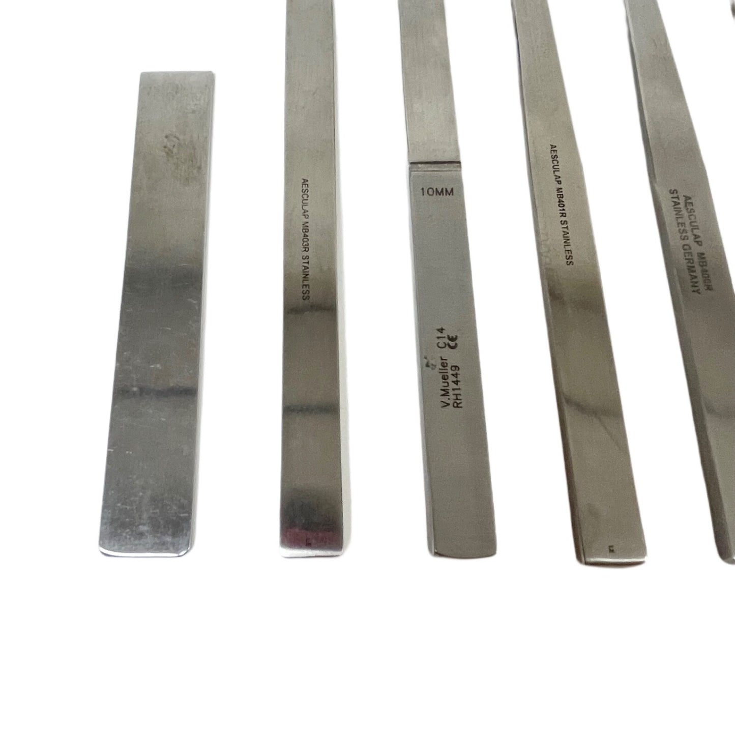 Aesculap / V. Mueller / Arthrex Ent Nasal Osteotomes Instrument Lot Of 9