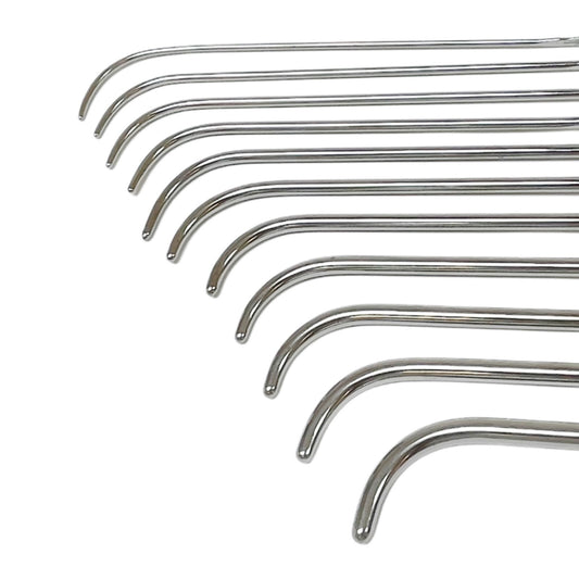 SKLAR / WESTERN B. / DITTMAR Urethral Sound Van Buren 12-32 Fr. (11 QTY)