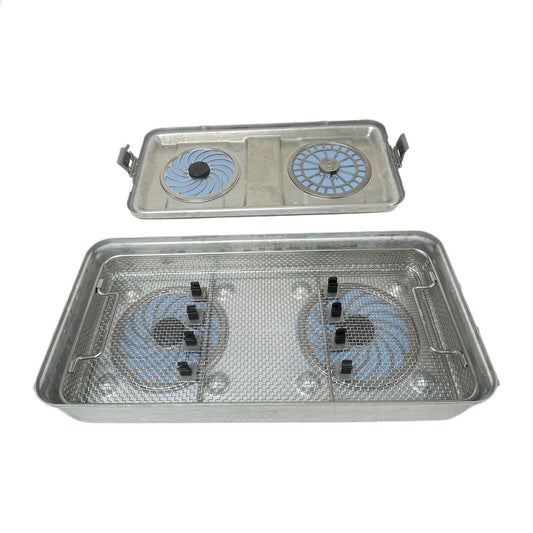 Aesculap JM440 Full Size Sterilcontainer S, W/ Lid & Basket ( 23 X 11 X 4 Inch )