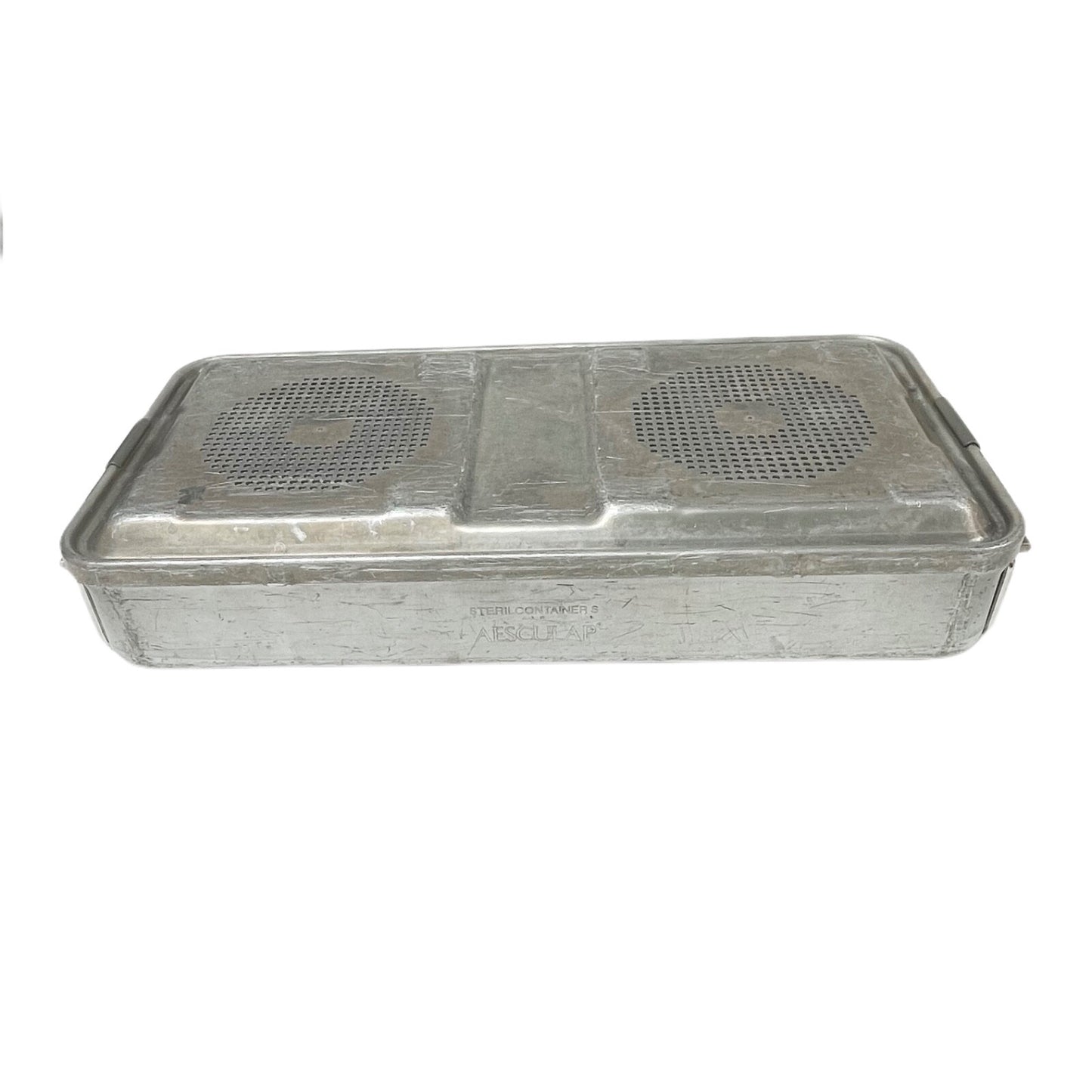 Aesculap JM440 Full Size Sterilcontainer S, W/ Lid & Basket ( 23 X 11 X 4 Inch )