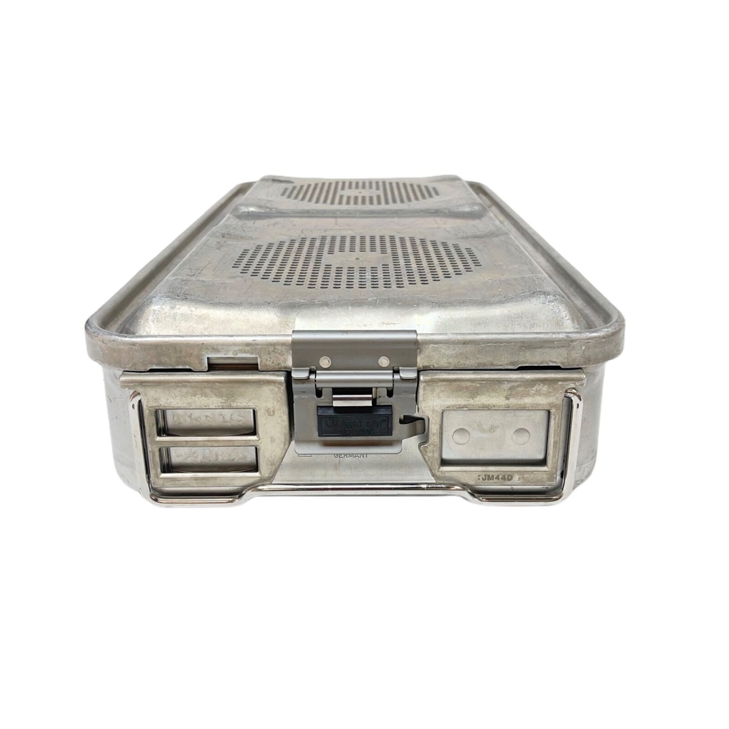 Aesculap JM440 Full Size Sterilcontainer S, W/ Lid & Basket ( 23 X 11 X 4 Inch )