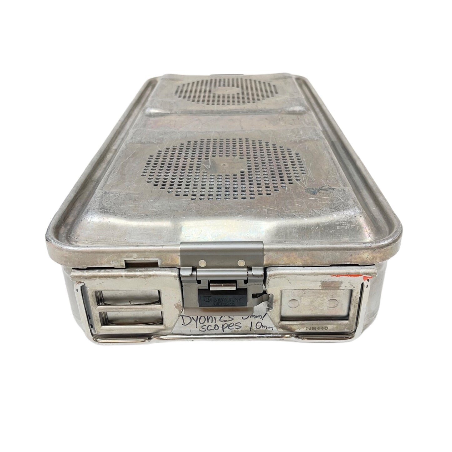 Aesculap JM440 Full Size Sterilcontainer S, W/ Lid & Basket ( 23 X 11 X 4 Inch )