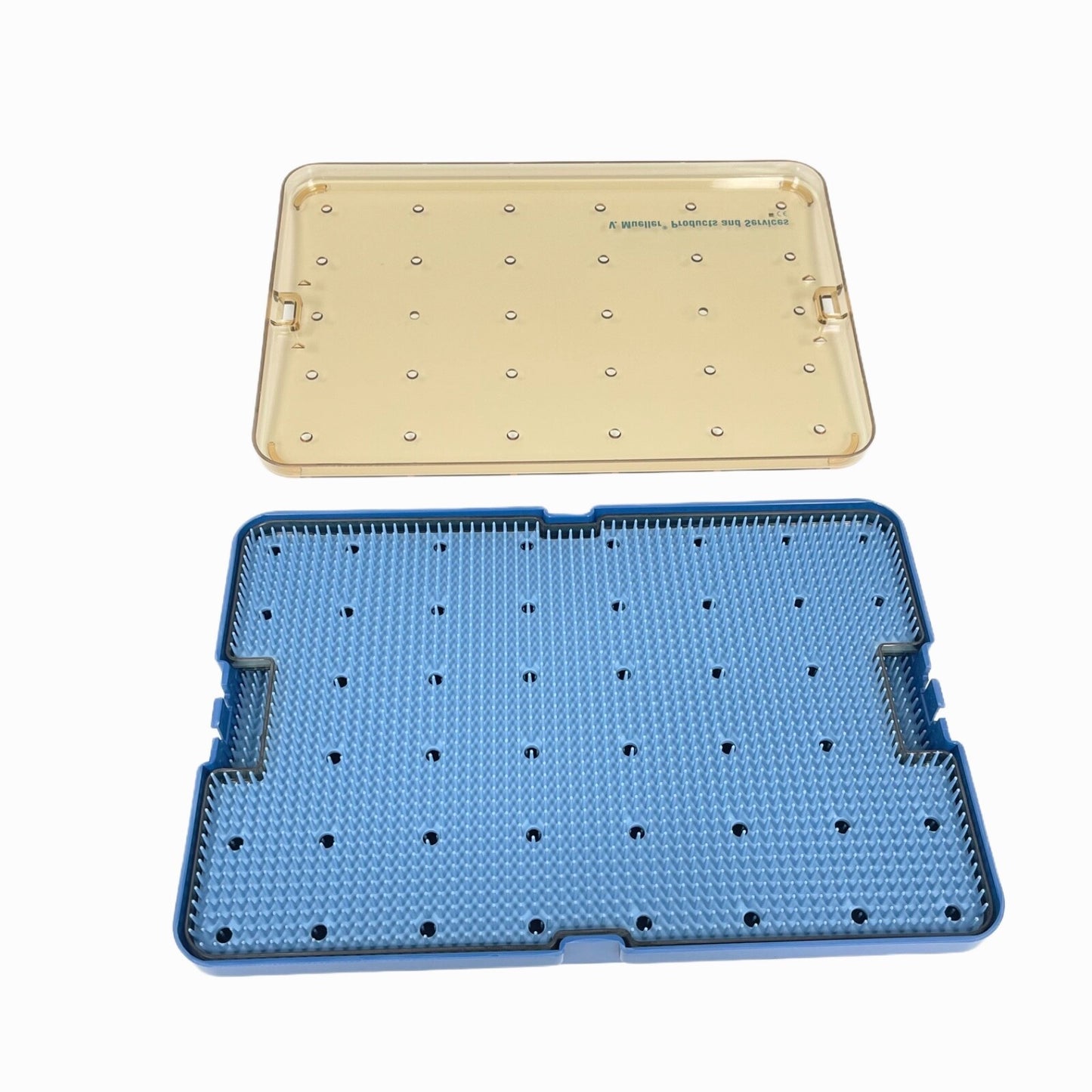 V. MUELLER SU2990-092 Microsurgical Instrument Tray W/ Lid, Insert & 2 Mat