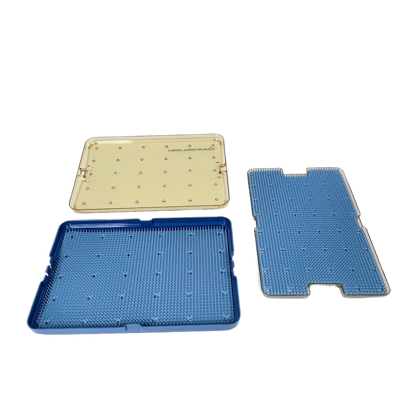V. MUELLER SU2990-092 Microsurgical Instrument Tray W/ Lid, Insert & 2 Mat