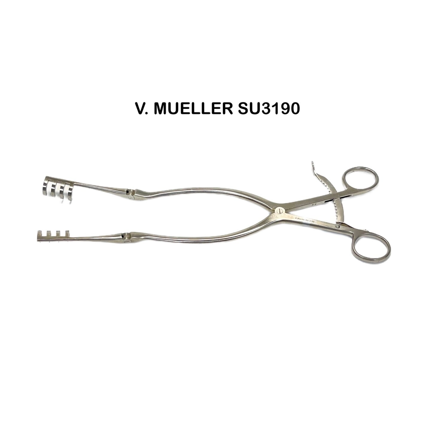 V. MUELLER SU3190 Retractor, Goiter Beckman 4X4 Sharp Prong 12" Instrument