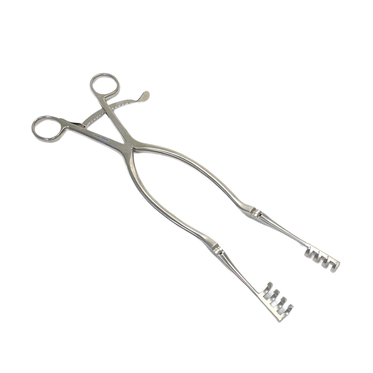 V. MUELLER SU3190 Retractor, Goiter Beckman 4X4 Sharp Prong 12" Instrument