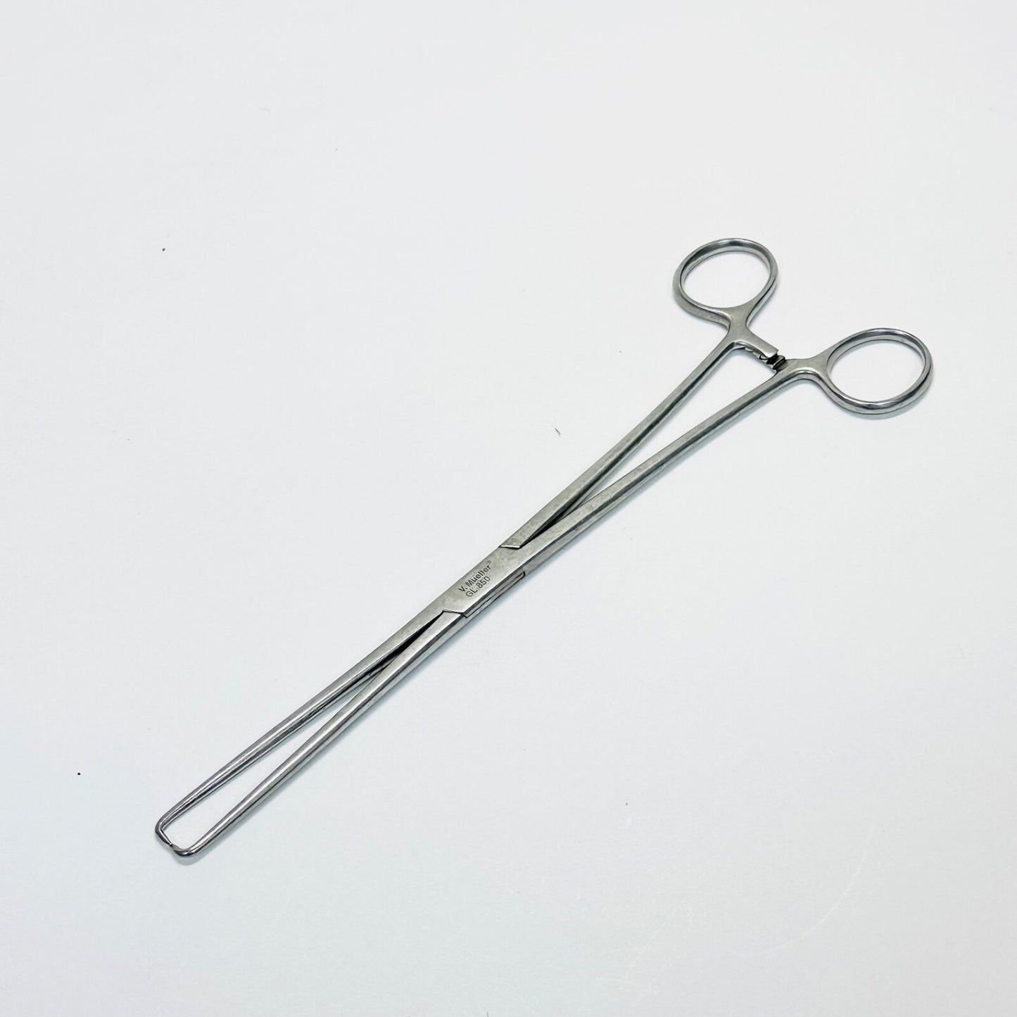 V. MUELLER GL850 Tenaculum Forceps 9-1/2 Inch, Squared 1 X 1 Prongs