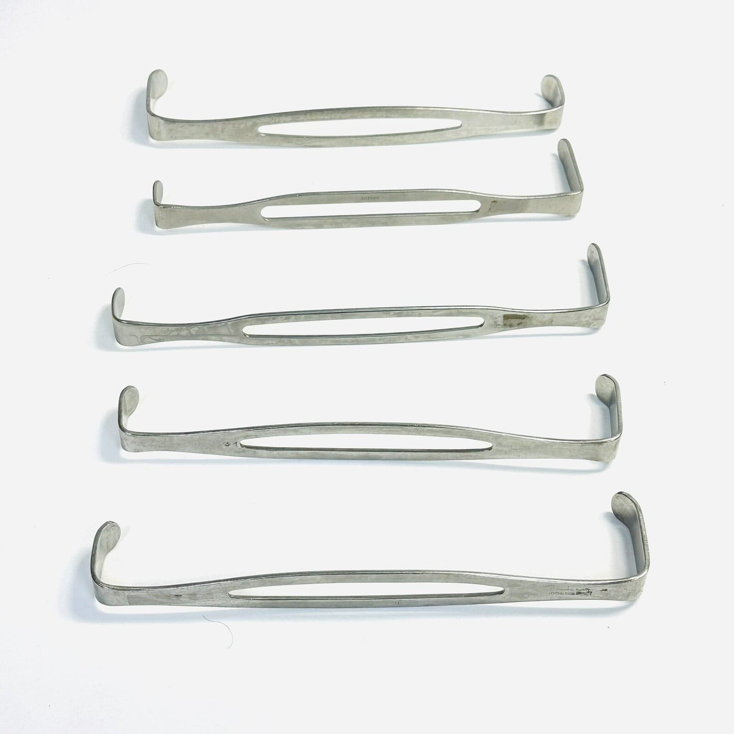 AESCULAP / Konig & others Parker-Langenbeck Retractor Double Ended ( Lot Of 11)