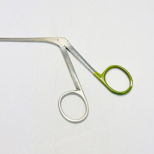 K. STORZ 634825B STRUMPEL Forceps with Oval, Fenestrated, Cupped J Instrument