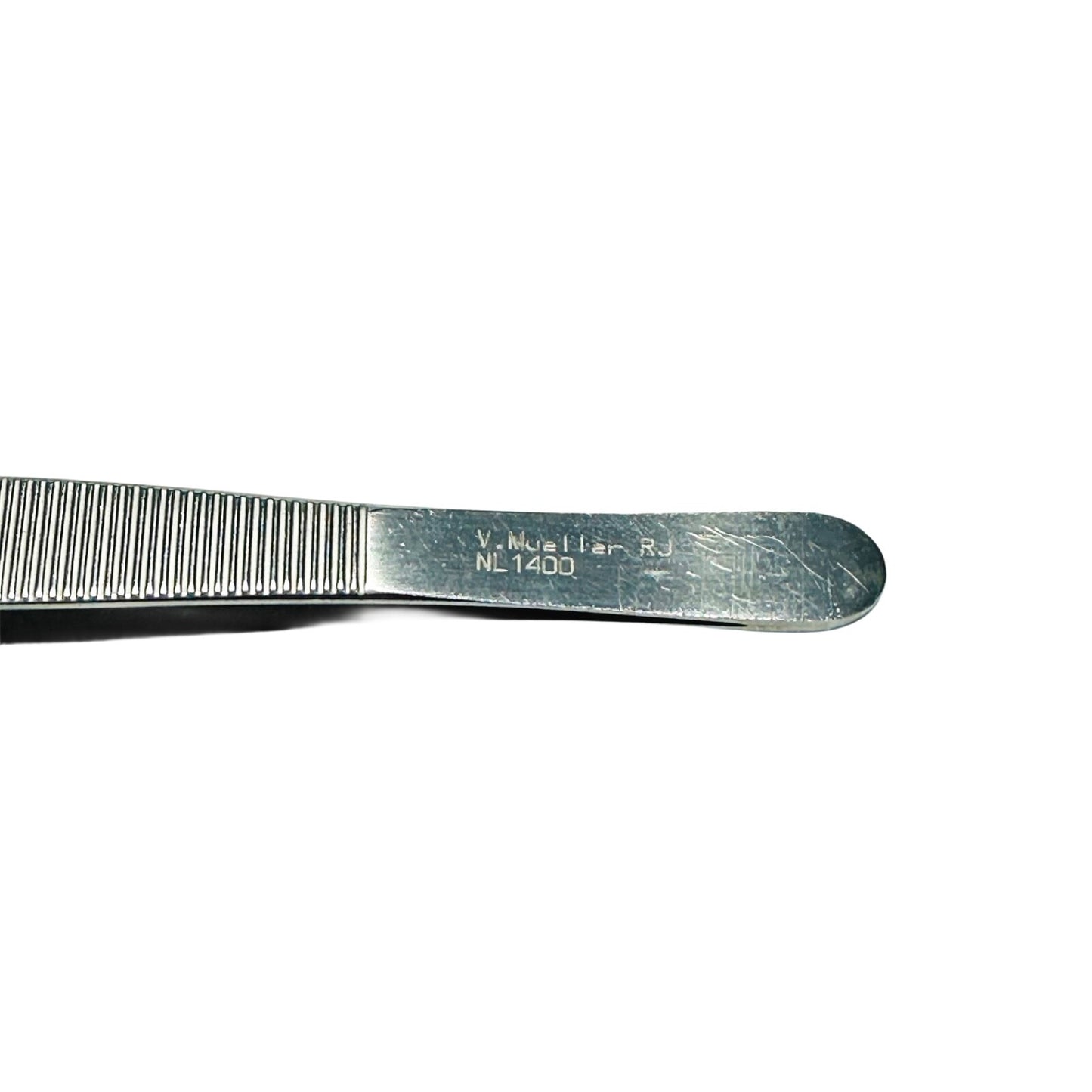 V. Mueller NL1400 Dressing Forceps Adson 4-3/4 Inch Serrated Tips Instrument