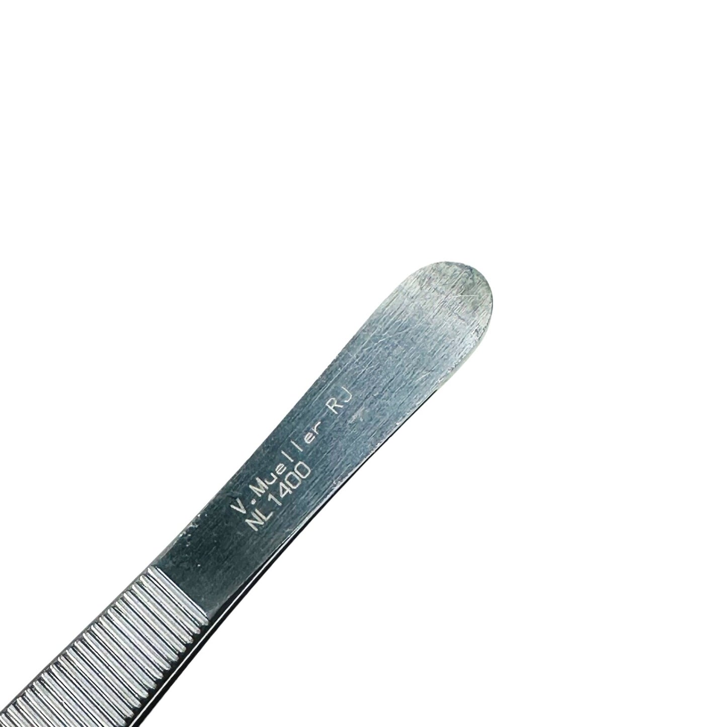 V. Mueller NL1400 Dressing Forceps Adson 4-3/4 Inch Serrated Tips Instrument