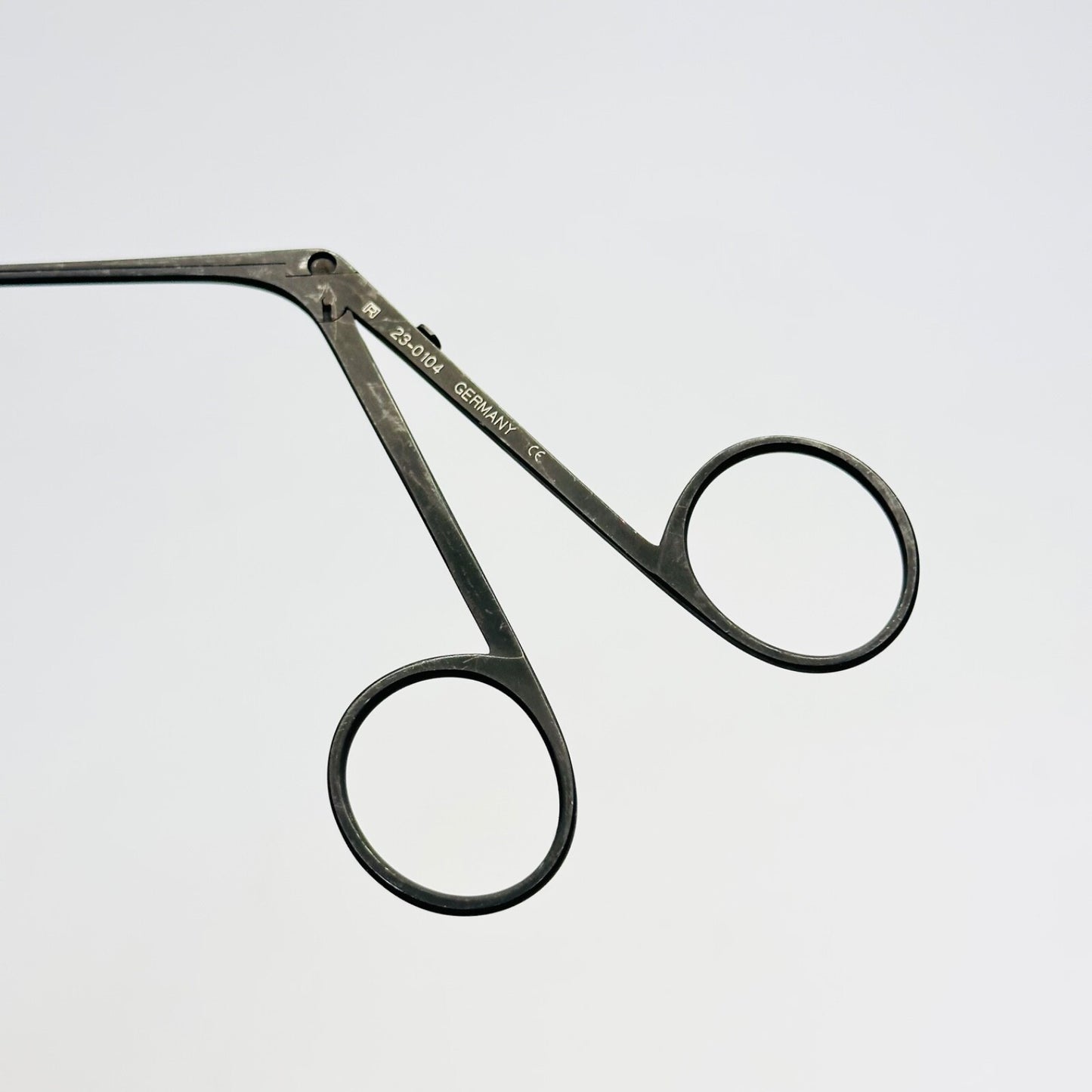 Richards 23-0104 Shea Cupped Forceps, Straight, Ebony Instrument