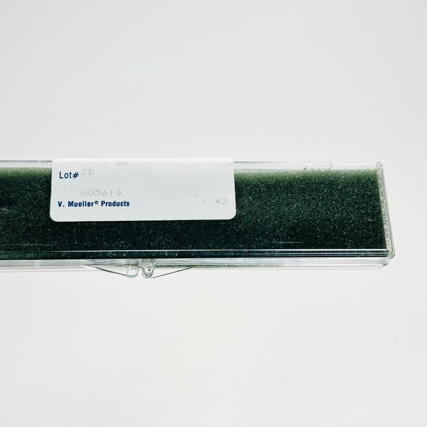 V. MUELLER AU5610 Ear Billeau Curette Loop, Round Knurled Handle Small Tip 7 In.
